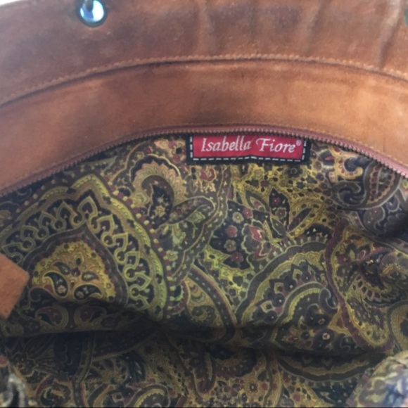 Isabella Fiore Suede Bag Vintage - Picture 7 of 8
